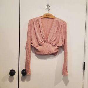 Sweater crop tops